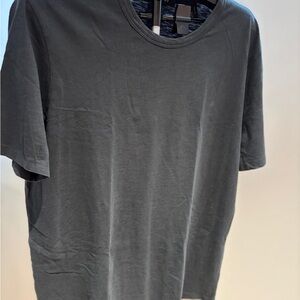 Theory plain black men T